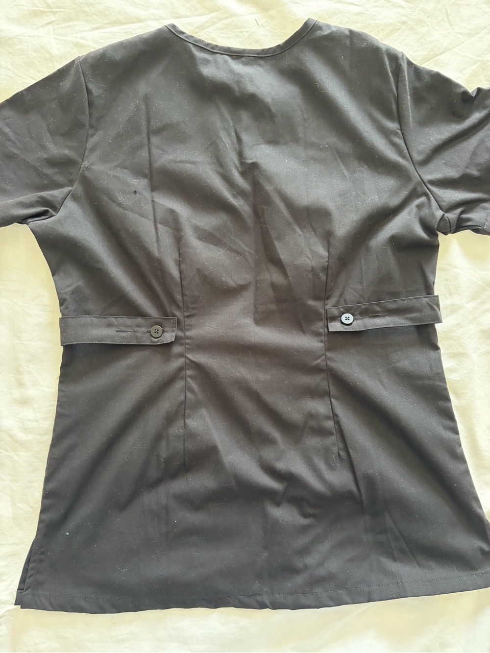 Butter-Soft Women’s Black V-Neck Scrubs Top and Pants Set Small/Medium NWT - Picture 6 of 16